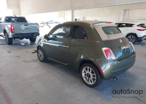 2013 Fiat 500C Pop from USA, damaged, VIN 3C3CFFDRXDT738375
